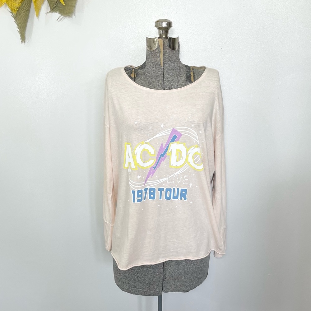 S AC/DC 1978 tour Lucky brand long sleeve T-shirt